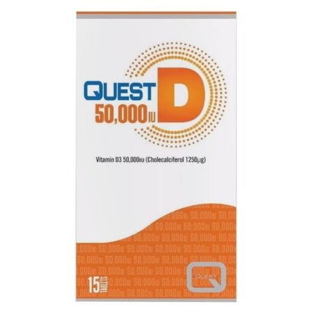 Quest D 50,000IU Vitamin D3 Supplement 15s