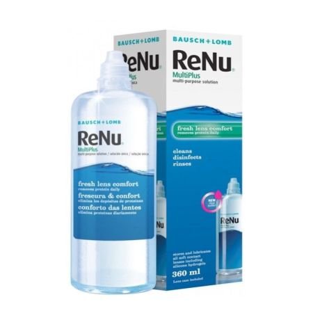 Renu Multiplus Lubricating & Rewetting Contact Lens Solution 360ml