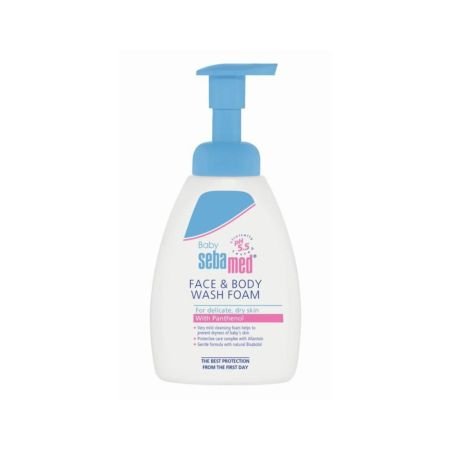 Sebamed Face And Body Wash Foam With Panthenol 400ml