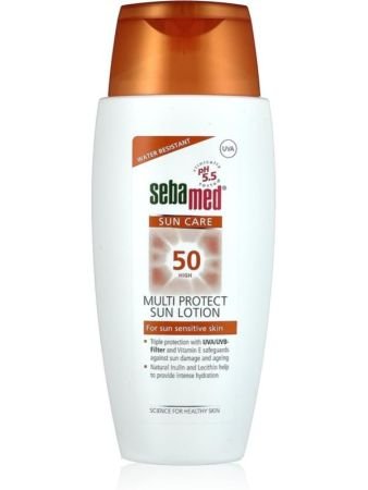 Sebamed Sun Care 50+ Multi Protect Sun Lotion For Sun Sensitive Skin White 150ml