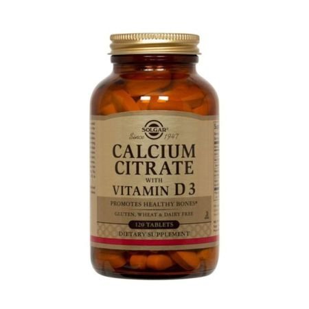 Solgar Calcium Citrate With Vitamin D3 120s