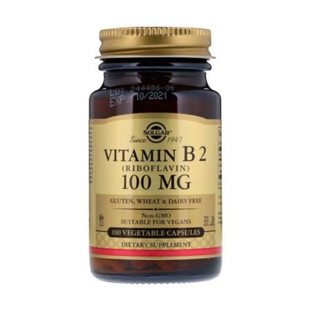 Solgar Vitamin B2 100mg Capsule Riboflavin 100s