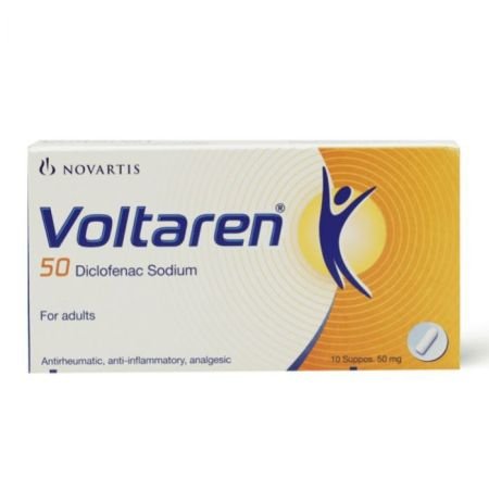 Voltaren 50mg Suppositories 10s