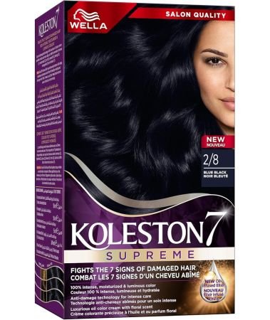 Wella Koleston Supreme Hair Color 2/8 Blue Black