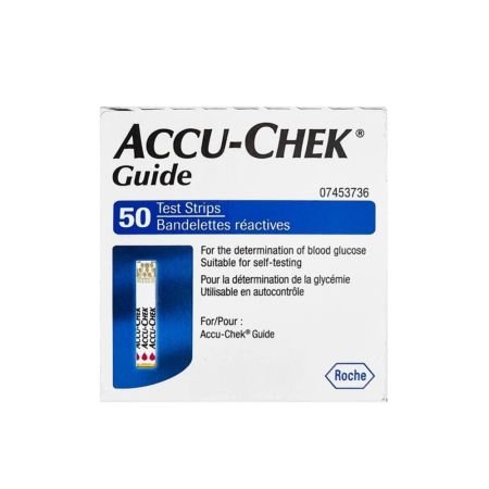 Accu-Chek Guide Blood Sugar Test Strips 50's