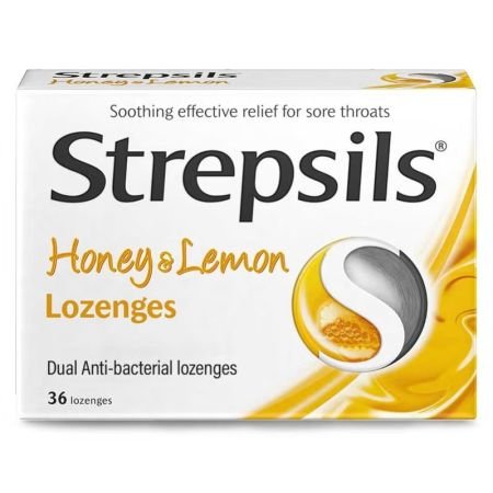 Strepsils Honey & Lemon Lozenges 36s