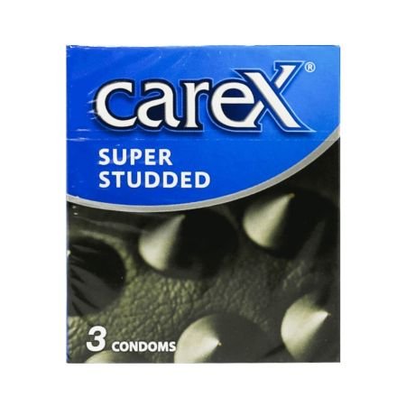 Carex Super Studded Condoms 3s