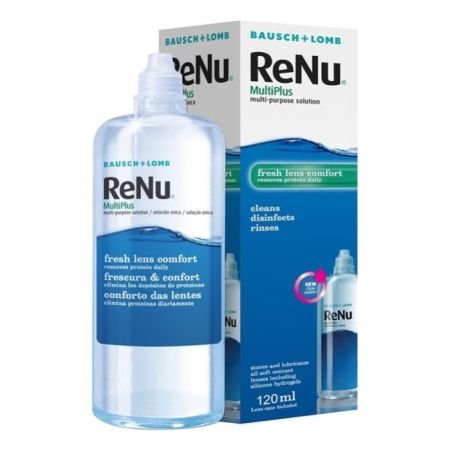Renu Multiplus Multi-Purpose Contact Lens Solution 120ml