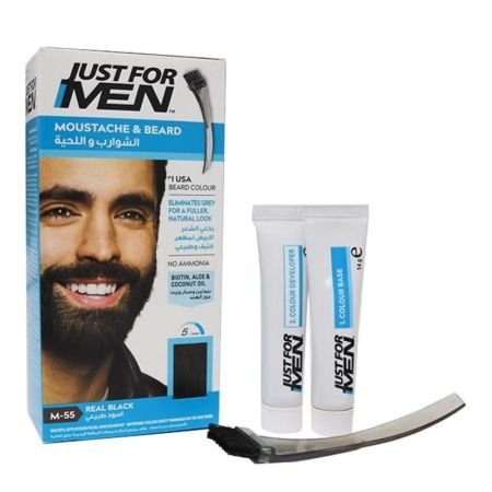 Just For Men Moustache-Beard Colour Real Black