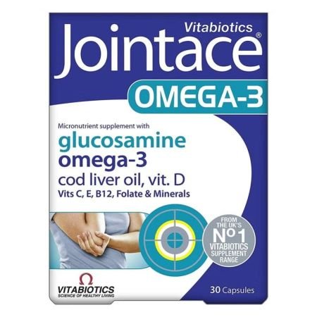 Vitabiotics Jointace Omega-3 Supplement With Glucosamine 30s