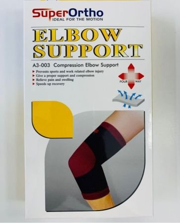 Super Ortho A3-003 Comprssion Elastic Elbow Astd