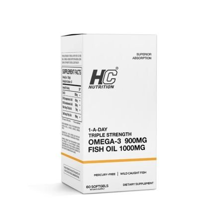 Hc Nutrition Triple Strength Omega -3 60s