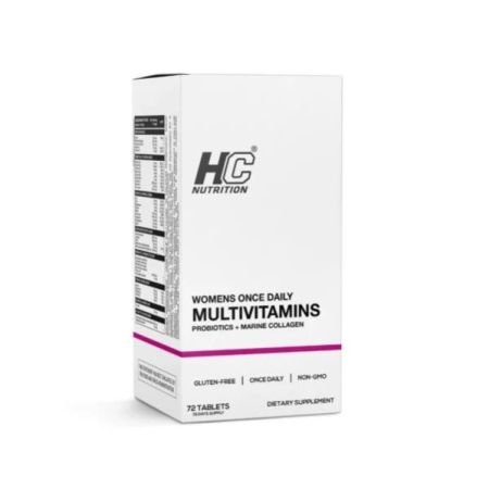 Hc Nutrition Womens Multivitamin With Probiotics And Collagen 72s