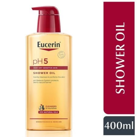 Eucerin Ph5 Skin Protection Moisturizing Shower Oil For Very Dry & Sensitive Skin 400ml