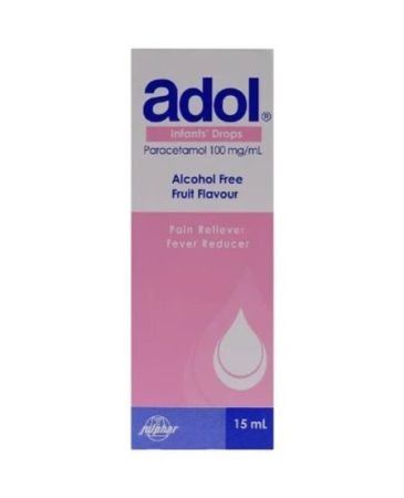 Adol Paracetmol 100mg Infant Drops 15ml