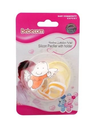 Bebecom Silicone Pacifier With Holder