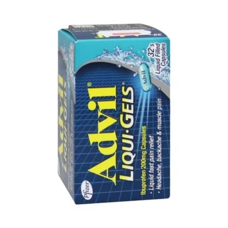 Advil Ibuprofen 200mg Liquigels 32s