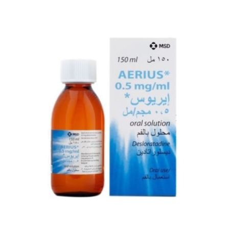Aerius 0.5mg/ml Syrup 150ml