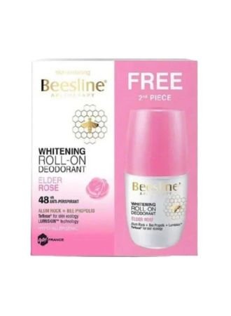 Beesline Whitening Aluminum Free Deodorant Roll-On Elder Rose 50ml 1+1