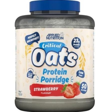 Applied Nutrition Critical Oats - Protein Porridge Strawberry 3kg - 23g Protein Per Serving