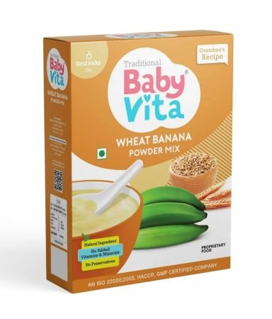 Babyvita Wheat Banana Powder Mix 300g