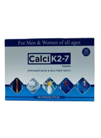 Calci K2-7(Ca,Mg,Zn,Vit K2,Vit D3)Tab 30s