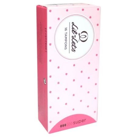 Lil-Lets Non Applicator Super Tampons 16s