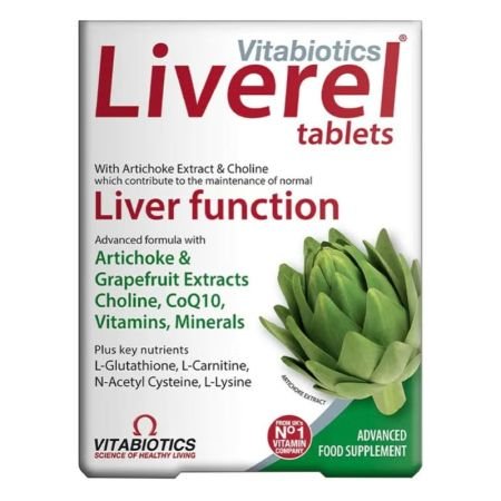Vitabiotics Liverel Tablets With Vitamins, Minerals & Choline 60s