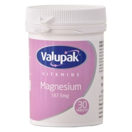 Valupak Magnesium 187.5mg Tablet 30s