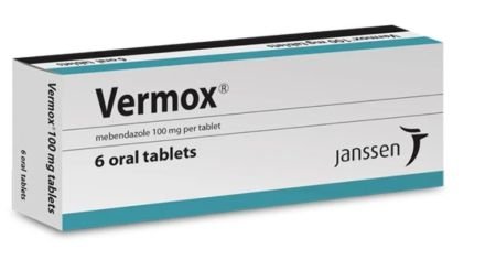Vermox 100mg Tab 6s