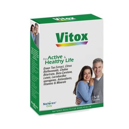 Natures Only Vitox Capsules With Multivitamins & Antioxidants, Pack Of 30s