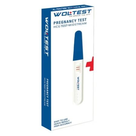 Woltest Rapid Hcg Midstream Pregnancy Test Kit, Pack Of 1’s