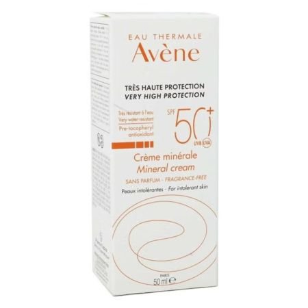 Avene Spf50+ Mineral Sunscreen Cream For High Sun Protection 50ml