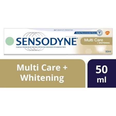 Sensodyne Multi Care + Whitening Toothpaste 50ml