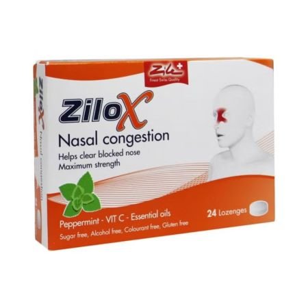 Zilox Nasal Congestion Lozenge 24s