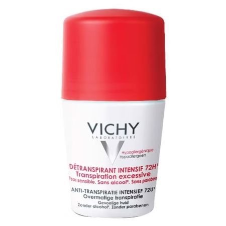 Vichy 72 Hours Stress Resist Anti-Perspirant Deodorant Roll-On For Excessive Perspiration 50ml