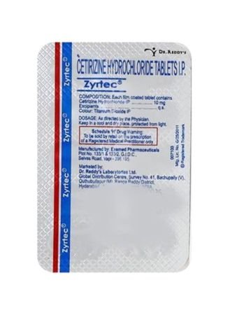 Zyrtec 10mg Tablets 20s